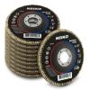 imageNEIKO 11142A 10 Pack Zirconia Flap Discs 412 for Angle Grinder 40 Grit Flapper Wheel Angled T29 Grinding Wheel 45 Inch Flap Disc 78quot Arbor Grinding Disc Flap Wheel for Wood ampamp Metal SandingAO