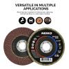 imageNEIKO 11142A 10 Pack Zirconia Flap Discs 412 for Angle Grinder 40 Grit Flapper Wheel Angled T29 Grinding Wheel 45 Inch Flap Disc 78quot Arbor Grinding Disc Flap Wheel for Wood ampamp Metal SandingAO
