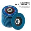 imageNEIKO 11142A 10 Pack Zirconia Flap Discs 412 for Angle Grinder 40 Grit Flapper Wheel Angled T29 Grinding Wheel 45 Inch Flap Disc 78quot Arbor Grinding Disc Flap Wheel for Wood ampamp Metal SandingZirconia