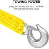 imageNEIKO 51008A Heavy Duty Tow Strap with Hooks 2 x 30 10000 LB Capacity Tow Rope for Vehicles Cars Trucks ATV Tow Strap2 x 30 2 Pack