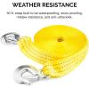 imageNEIKO 51008A Heavy Duty Tow Strap with Hooks 2 x 30 10000 LB Capacity Tow Rope for Vehicles Cars Trucks ATV Tow Strap2 x 30 Tow Strap