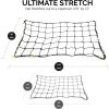 imageNEIKO 51008A Heavy Duty Tow Strap with Hooks 2 x 30 10000 LB Capacity Tow Rope for Vehicles Cars Trucks ATV Tow Strap4 x 6 Cargo Net
