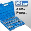 imageNeiko 02473A External Torx Plus Socket Set10 Piece  14Inch EP6  EP8 38Inch EP10  EP16 12Inch Square Drive EP18 and EP24  CRV SteelTorx  TP Torx  Torx Plus  ETorx