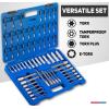 imageNeiko 02473A External Torx Plus Socket Set10 Piece  14Inch EP6  EP8 38Inch EP10  EP16 12Inch Square Drive EP18 and EP24  CRV SteelTorx  TP Torx  Torx Plus  ETorx