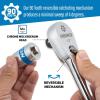 imageNeiko 03002A Stubby Ratchet 14 Inch Ratchet Wrench and Bit Driver 108Tooth Reversible Ratchet 33 Degree Mini 14 Ratchet Drive Oval Head Wrench CRV Steel Quarter Inch Small Ratchet Wrench14  38  12 Drives