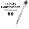 imageNeiko 03002A Stubby Ratchet 14 Inch Ratchet Wrench and Bit Driver 108Tooth Reversible Ratchet 33 Degree Mini 14 Ratchet Drive Oval Head Wrench CRV Steel Quarter Inch Small Ratchet Wrench14 Drive