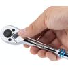 imageNeiko 03002A Stubby Ratchet 14 Inch Ratchet Wrench and Bit Driver 108Tooth Reversible Ratchet 33 Degree Mini 14 Ratchet Drive Oval Head Wrench CRV Steel Quarter Inch Small Ratchet Wrench38 Drive