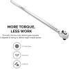 imageNeiko 03002A Stubby Ratchet 14 Inch Ratchet Wrench and Bit Driver 108Tooth Reversible Ratchet 33 Degree Mini 14 Ratchet Drive Oval Head Wrench CRV Steel Quarter Inch Small Ratchet Wrench38 Drive