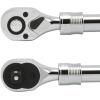 imageNeiko 03002A Stubby Ratchet 14 Inch Ratchet Wrench and Bit Driver 108Tooth Reversible Ratchet 33 Degree Mini 14 Ratchet Drive Oval Head Wrench CRV Steel Quarter Inch Small Ratchet Wrench12 Drive