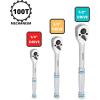 imageNeiko 03002A Stubby Ratchet 14 Inch Ratchet Wrench and Bit Driver 108Tooth Reversible Ratchet 33 Degree Mini 14 Ratchet Drive Oval Head Wrench CRV Steel Quarter Inch Small Ratchet Wrench14  38  12 Drives