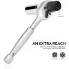 imageNeiko 03002A Stubby Ratchet 14 Inch Ratchet Wrench and Bit Driver 108Tooth Reversible Ratchet 33 Degree Mini 14 Ratchet Drive Oval Head Wrench CRV Steel Quarter Inch Small Ratchet Wrench12 Drive
