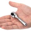 imageNeiko 03002A Stubby Ratchet 14 Inch Ratchet Wrench and Bit Driver 108Tooth Reversible Ratchet 33 Degree Mini 14 Ratchet Drive Oval Head Wrench CRV Steel Quarter Inch Small Ratchet Wrench14 Drive