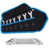 imageNeiko 03125A Heavy Duty Wrench Set  6 Piece  SAE  12Pt Combination Box EndsMetric