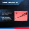 imageNeiko 03125A Heavy Duty Wrench Set  6 Piece  SAE  12Pt Combination Box EndsSAE