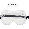 imageNeiko 53829A Protective Safety Goggles  Clear Polycarbonate Lens  Impact and Chemical Splash Resistant  Construction Lab Work Gun Shooting  Indirect Ventilation  ANSI Z871 green universalSafety Goggles