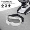 imageNeiko 53829A Protective Safety Goggles  Clear Polycarbonate Lens  Impact and Chemical Splash Resistant  Construction Lab Work Gun Shooting  Indirect Ventilation  ANSI Z871 green universalSafety Goggles