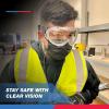 imageNeiko 53829A Protective Safety Goggles  Clear Polycarbonate Lens  Impact and Chemical Splash Resistant  Construction Lab Work Gun Shooting  Indirect Ventilation  ANSI Z871 green universalSafety Goggles
