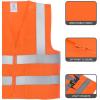 imageNeiko HighVisibility Safety Vest with Reflective Strips for Emergency Construction and Safety UseOrange