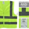 imageNeiko HighVisibility Safety Vest with Reflective Strips for Emergency Construction and Safety UseYellow