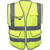 imageNeiko HighVisibility Safety Vest with Reflective Strips for Emergency Construction and Safety UseYellow