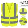 imageNeiko HighVisibility Safety Vest with Reflective Strips for Emergency Construction and Safety UseYellow