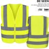 imageNeiko HighVisibility Safety Vest with Reflective Strips for Emergency Construction and Safety UseYellow