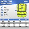 imageNeiko HighVisibility Safety Vest with Reflective Strips for Emergency Construction and Safety UseYellow
