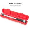 imageNeiko PRO 03707B 38quot Torque Wrench 38 Drive SAE 1580 FtLb 14 Length Adjustable Click Torque Wrench Chrome Vanadium CrV Steel38 Drive