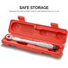imageNeiko PRO 03709B 12InchDrive Torque Wrench 25Inch Adjustable Click Torque Wrench Made with Chrome Vanadium CrV Steel SAE14 Drive