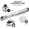 imageNeiko PRO 03709B 12InchDrive Torque Wrench 25Inch Adjustable Click Torque Wrench Made with Chrome Vanadium CrV Steel SAE14 Drive