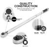 imageNeiko PRO 03709B 12InchDrive Torque Wrench 25Inch Adjustable Click Torque Wrench Made with Chrome Vanadium CrV Steel SAE34 Drive