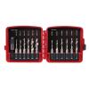 imageNEIKO 10059A Combination Drill and Tap Bit Set with Quick Change Adapter 13 Piece SAE 632NC to 1420NC and Metric Drill Bit Set M3 to M10 Metric Tap SetCombo Drill Tap