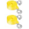 imageNEIKO 51008A Heavy Duty Tow Strap with Hooks 2 x 30 10000 LB Capacity Tow Rope for Vehicles Cars Trucks ATV Tow Strap2 x 20 2 Pack