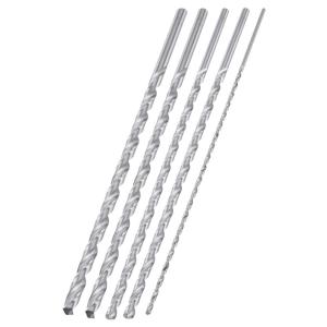 imageNEIKO 10235B 1316 Drill Bit for Metal 12 Shank Silver and Deming 135 Split Point High Speed Steel Drilling Bit for Metals Wood Plastics Composite MaterialsExtra Long