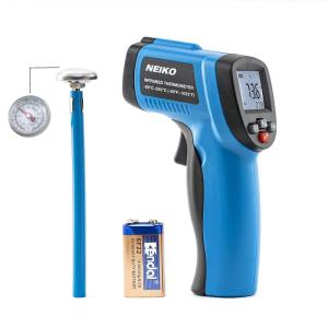 imageNEIKO 40500A Car OBD2 Scanner Car Scanner Code Decoder Reader ampamp Eraser Automotive Check Engine Light Diagnostic Read ampamp Clear Emission ampamp Fault Codes 9 Code Reader OBD2 Scanner Diagnostic ToolThermometer