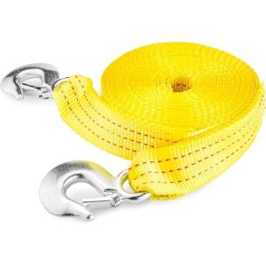 imageNEIKO 51008A Heavy Duty Tow Strap with Hooks 2 x 30 10000 LB Capacity Tow Rope for Vehicles Cars Trucks ATV Tow Strap2 x 30 Tow Strap