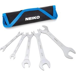 imageNeiko 03125A Heavy Duty Wrench Set  6 Piece  SAE  12Pt Combination Box EndsSAE