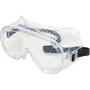 imageNeiko 53829A Protective Safety Goggles  Clear Polycarbonate Lens  Impact and Chemical Splash Resistant  Construction Lab Work Gun Shooting  Indirect Ventilation  ANSI Z871 green universalSafety Goggles