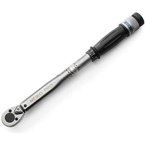 imageNeiko PRO 03707B 38quot Torque Wrench 38 Drive SAE 1580 FtLb 14 Length Adjustable Click Torque Wrench Chrome Vanadium CrV Steel38 Drive