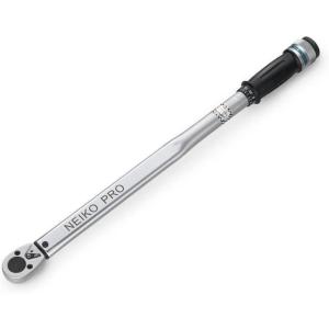 imageNeiko PRO 03709B 12InchDrive Torque Wrench 25Inch Adjustable Click Torque Wrench Made with Chrome Vanadium CrV Steel SAE12 Drive