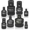 imageNEIKO 00258A 15 Long Impact Extension Set and Impact Socket Adapter Set 14quot 38 12 Drive Extensions and Socket Adapters 6 Pieces Total 3 Piece Each Chrome Vanadium CrV SteelAdapter Reducer