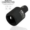 imageNEIKO 00258A 15 Long Impact Extension Set and Impact Socket Adapter Set 14quot 38 12 Drive Extensions and Socket Adapters 6 Pieces Total 3 Piece Each Chrome Vanadium CrV SteelReducer w Extension