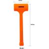 image:imageNEIKO 02851A Dead Blow Hammer 5 Pounds Neon Orange Deadblow Hammers Mallet Spark and Rebound Resistant Unibody Molded Soft Blow Rubber Checkered Grip Steel Shot and Core5 Pound