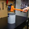 image:imageNEIKO 02851A Dead Blow Hammer 5 Pounds Neon Orange Deadblow Hammers Mallet Spark and Rebound Resistant Unibody Molded Soft Blow Rubber Checkered Grip Steel Shot and CoreVariety 3 Pack