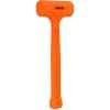 image:imageNEIKO 02851A Dead Blow Hammer 5 Pounds Neon Orange Deadblow Hammers Mallet Spark and Rebound Resistant Unibody Molded Soft Blow Rubber Checkered Grip Steel Shot and Core05 Pound