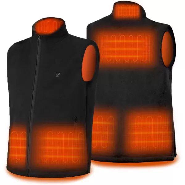 imageDRPREPARE Heated Vest Electric Heated Jacket for Men Women Winter Heated Clothing with Heating Zones ampamp 3 Heat LevelsPolar Fleece Heated Vest