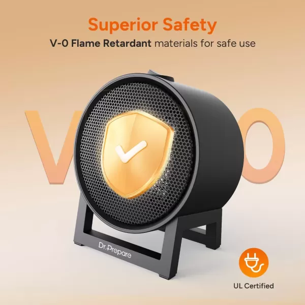 imageDRPREPARE Space Heater for Indoor Use 1500W Portable Electric Heater with ECO Thermostat ampamp 60Oscillation 16 Ceramic Tower Heater with Timer ampamp Remote Fast Heating Safe for Bedroom Office Home6 inch
