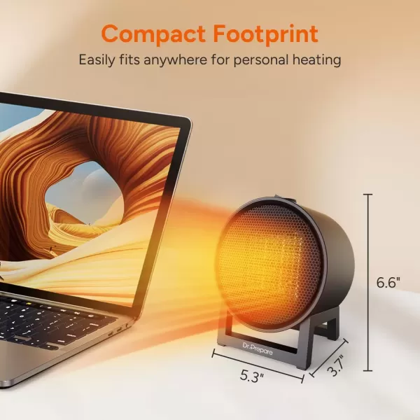 imageDRPREPARE Space Heater for Indoor Use 1500W Portable Electric Heater with ECO Thermostat ampamp 60Oscillation 16 Ceramic Tower Heater with Timer ampamp Remote Fast Heating Safe for Bedroom Office Home6 inch
