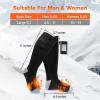 imageDRPREPARE Heated Socks Rechargeable Heated Sock for Men Women 4000 mAh Heating Battery Powered Warmer Socks Washable for Skiing Hunting Fishing Camping Hiking