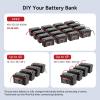 imageDRPREPARE 12V 100Ah Portable Power Station Solar Powered Battery 1280Wh LiFePO4 Battery with Hub for Home CPAP Outdoor RV Outdoor Camping Off Grid Applications